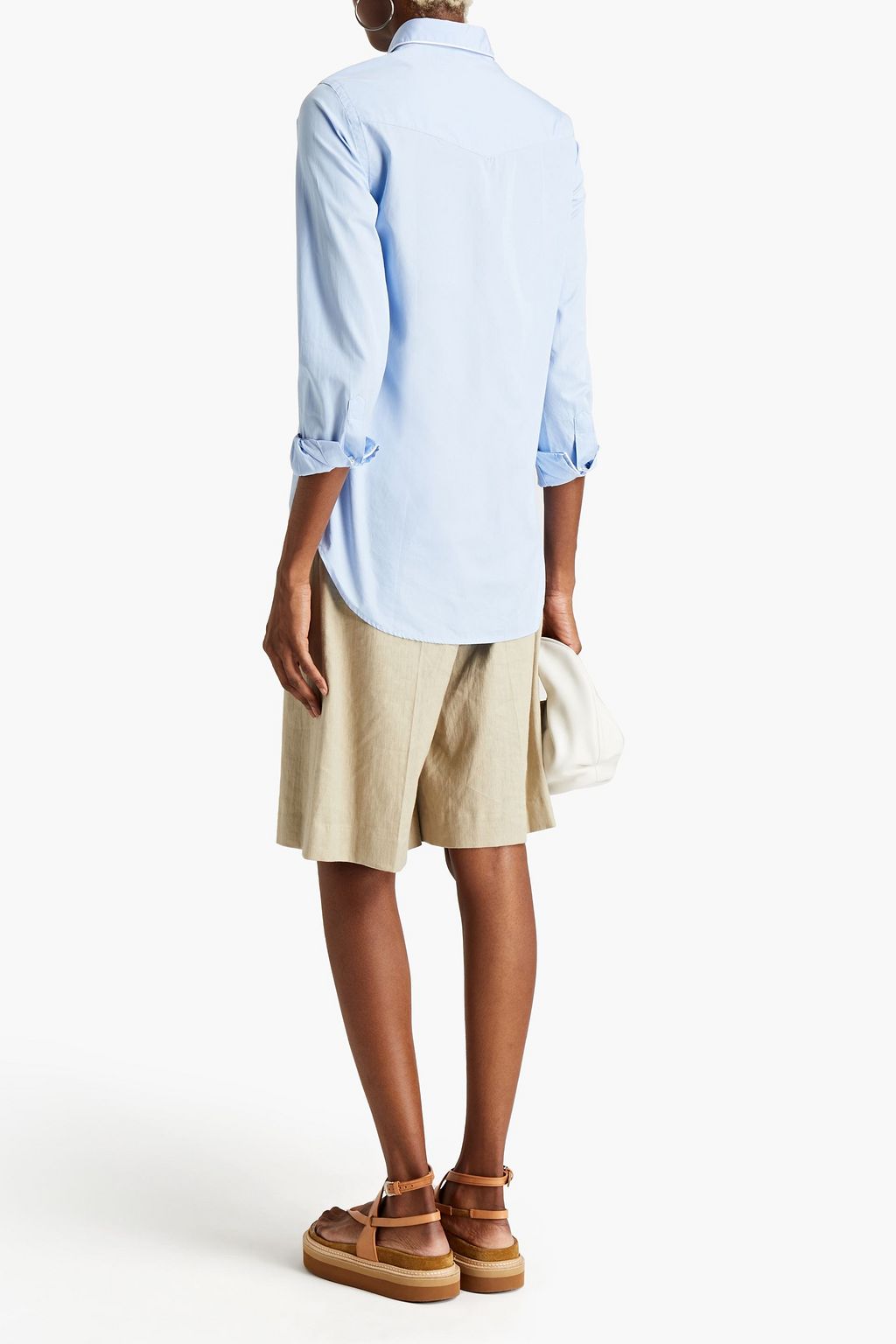 OFFICINE GÉNÉRALE Cotton-poplin shirt