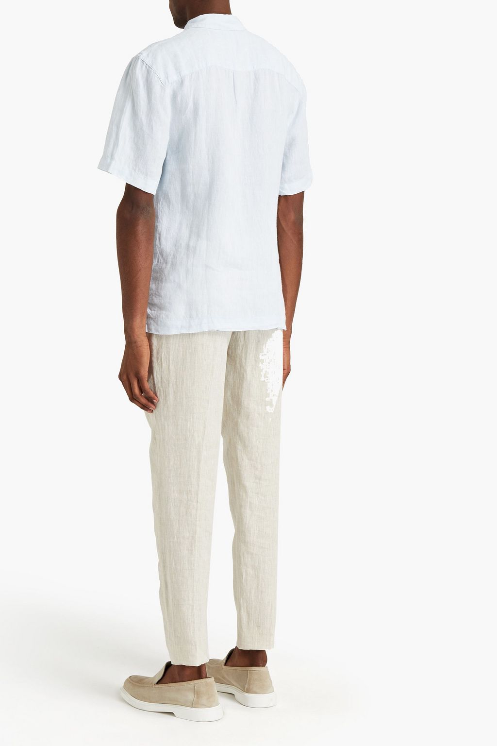 JAMES PERSE Mélange linen shirt