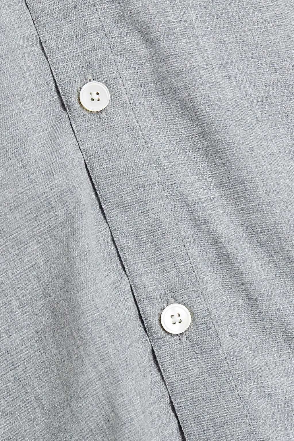 JAMES PERSE Cotton-chambray shirt