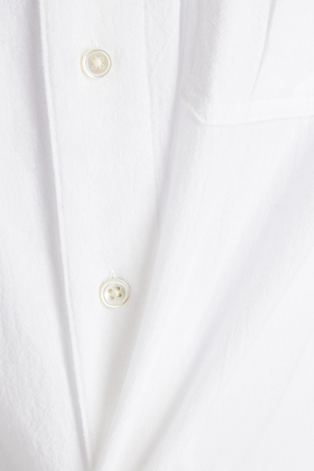 JAMES PERSE Crinkled cotton-gauze shirt