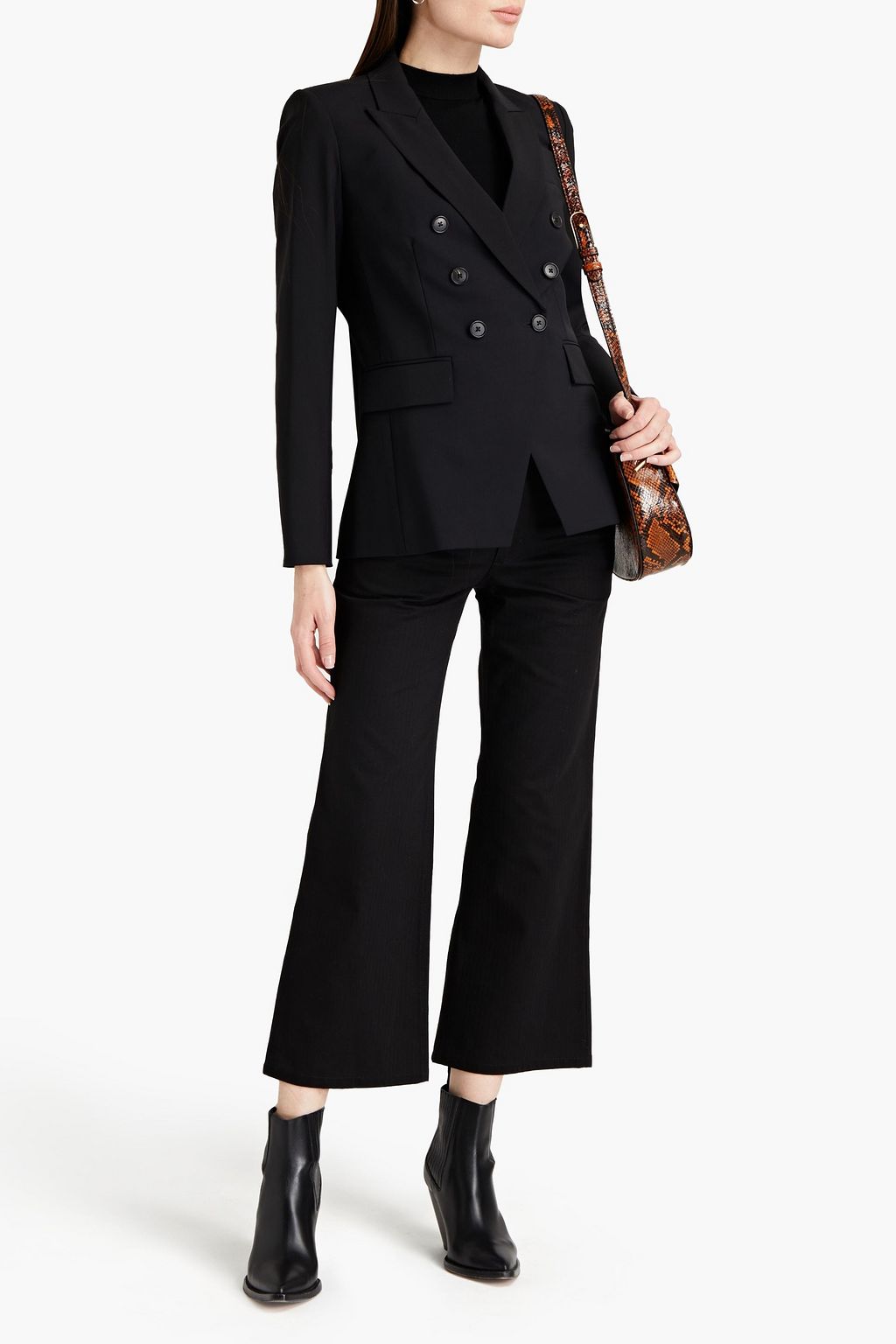 VERONICA BEARD Lonny Dickey double-breasted wool-blend twill blazer
