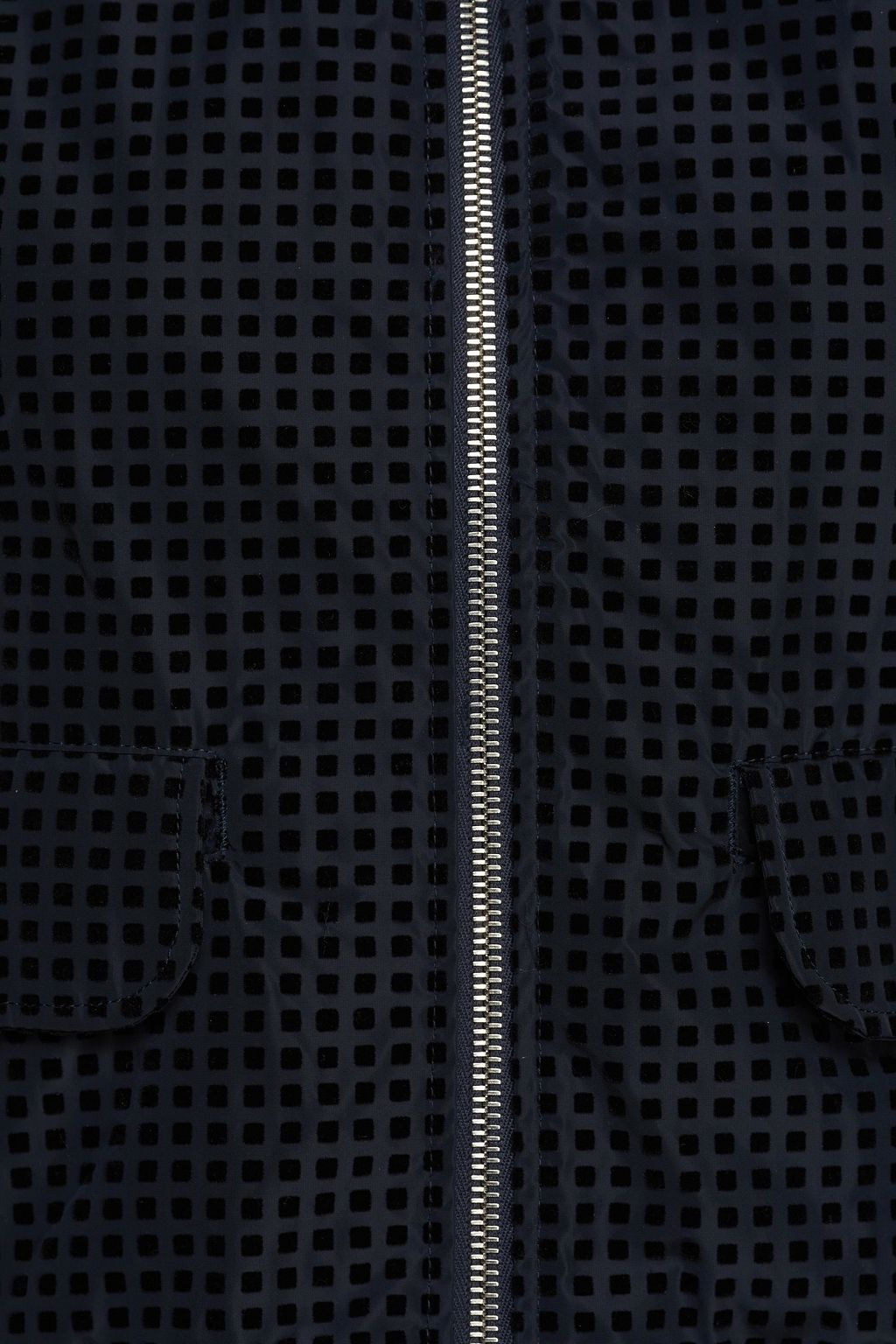 OFFICINE GÉNÉRALE Leanne flocked shell bomber jacket