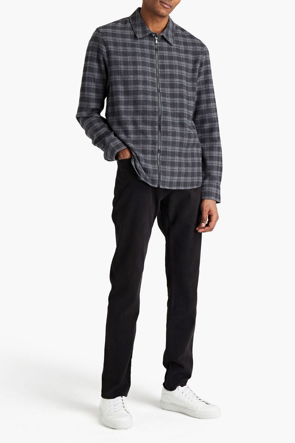 JAMES PERSE Stretch cotton-twill pants