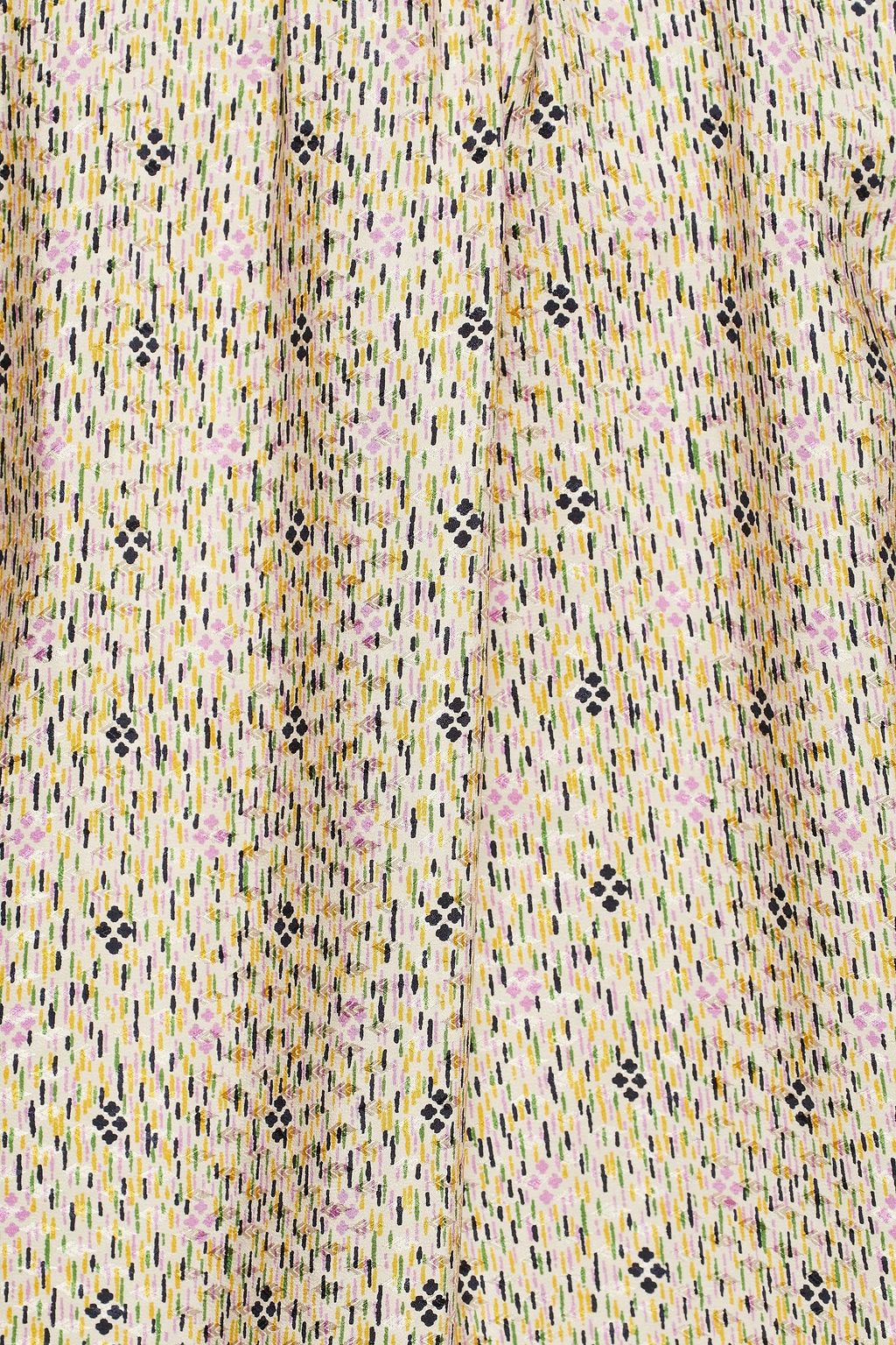 VERONICA BEARD Antonette ruffled printed silk crepe de chine blouse
