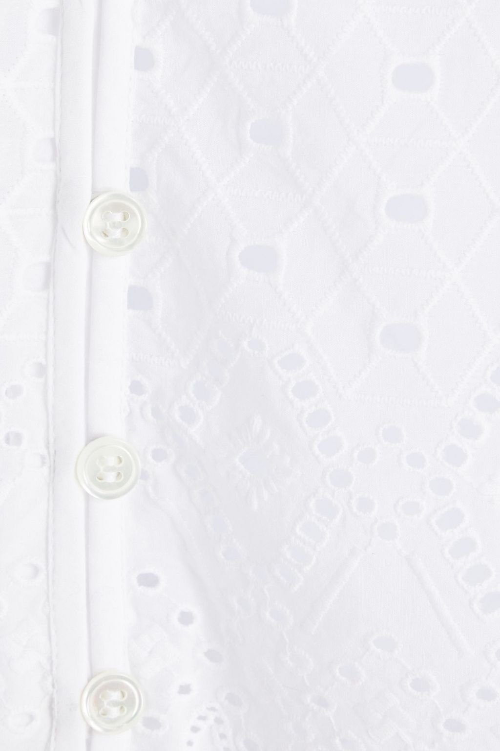 VERONICA BEARD Suniva scalloped broderie anglaise cotton top