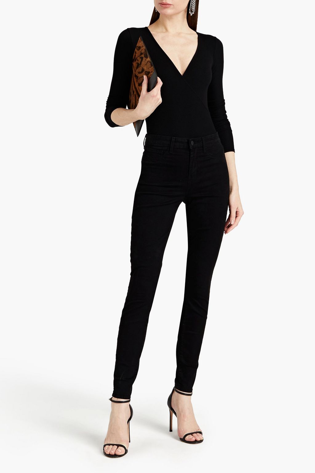 L'AGENCE Marguerite high-rise skinny jeans
