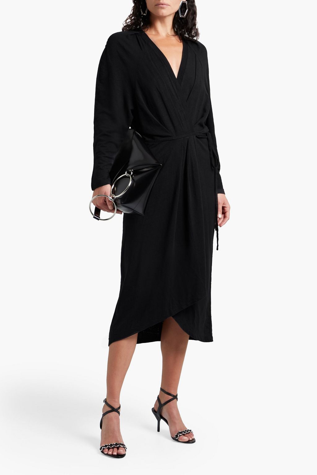 IRO Botena linen-blend dress