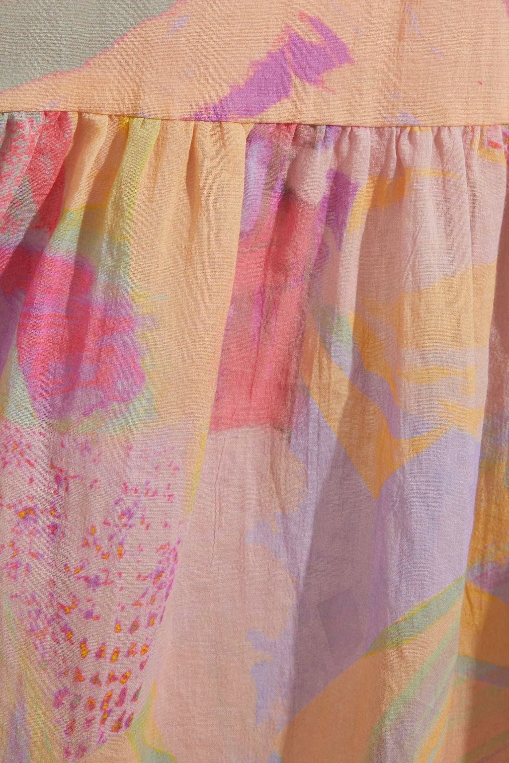 IRO Mauge tiered printed cotton-voile maxi dress