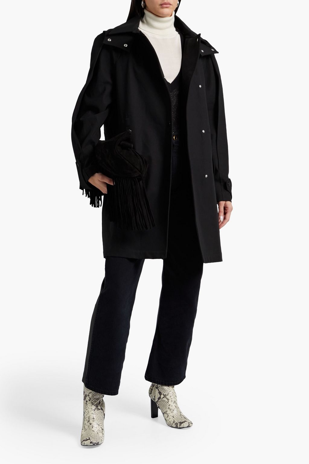 IRO Elior cotton-twill coat