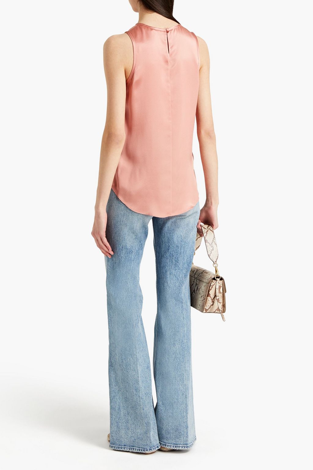 VERONICA BEARD Sakina silk-satin top