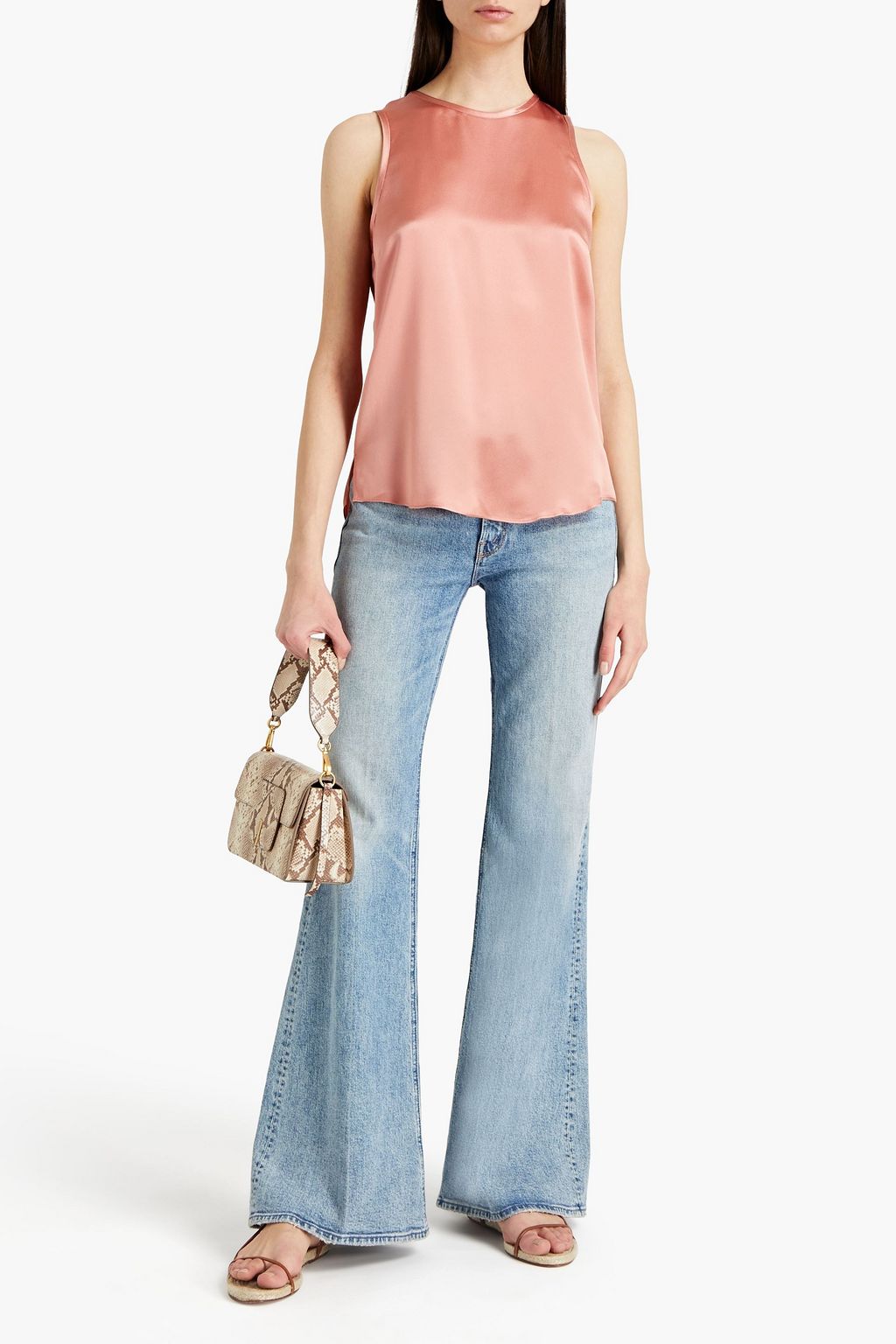 VERONICA BEARD Sakina silk-satin top