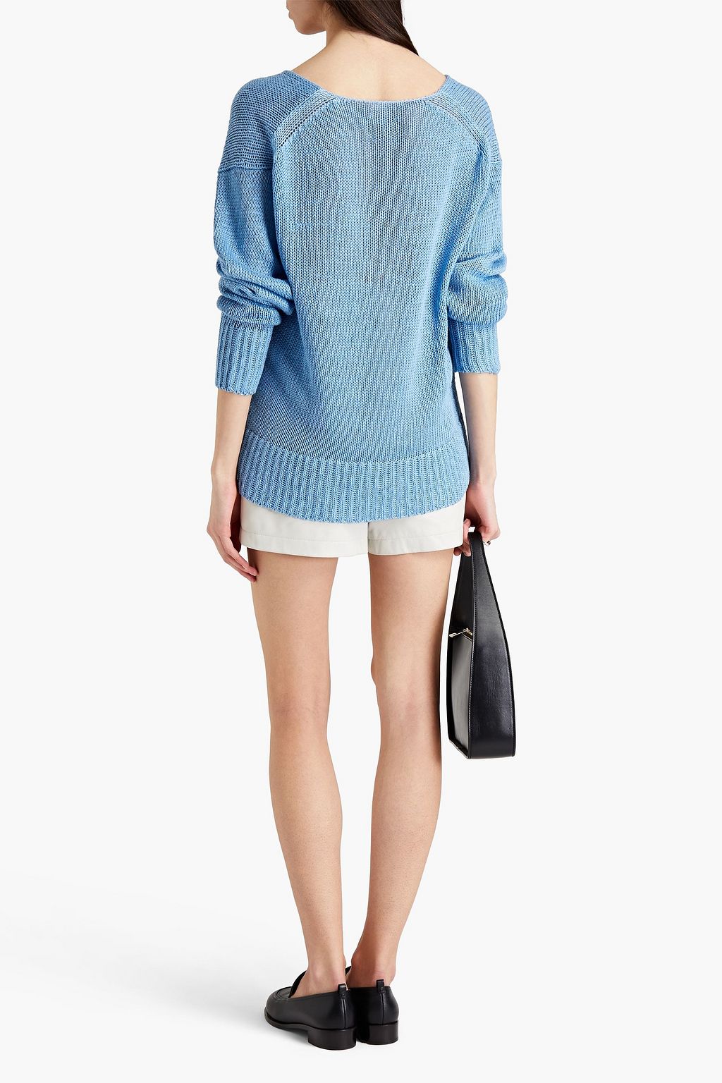 THEORY Linen-blend sweater