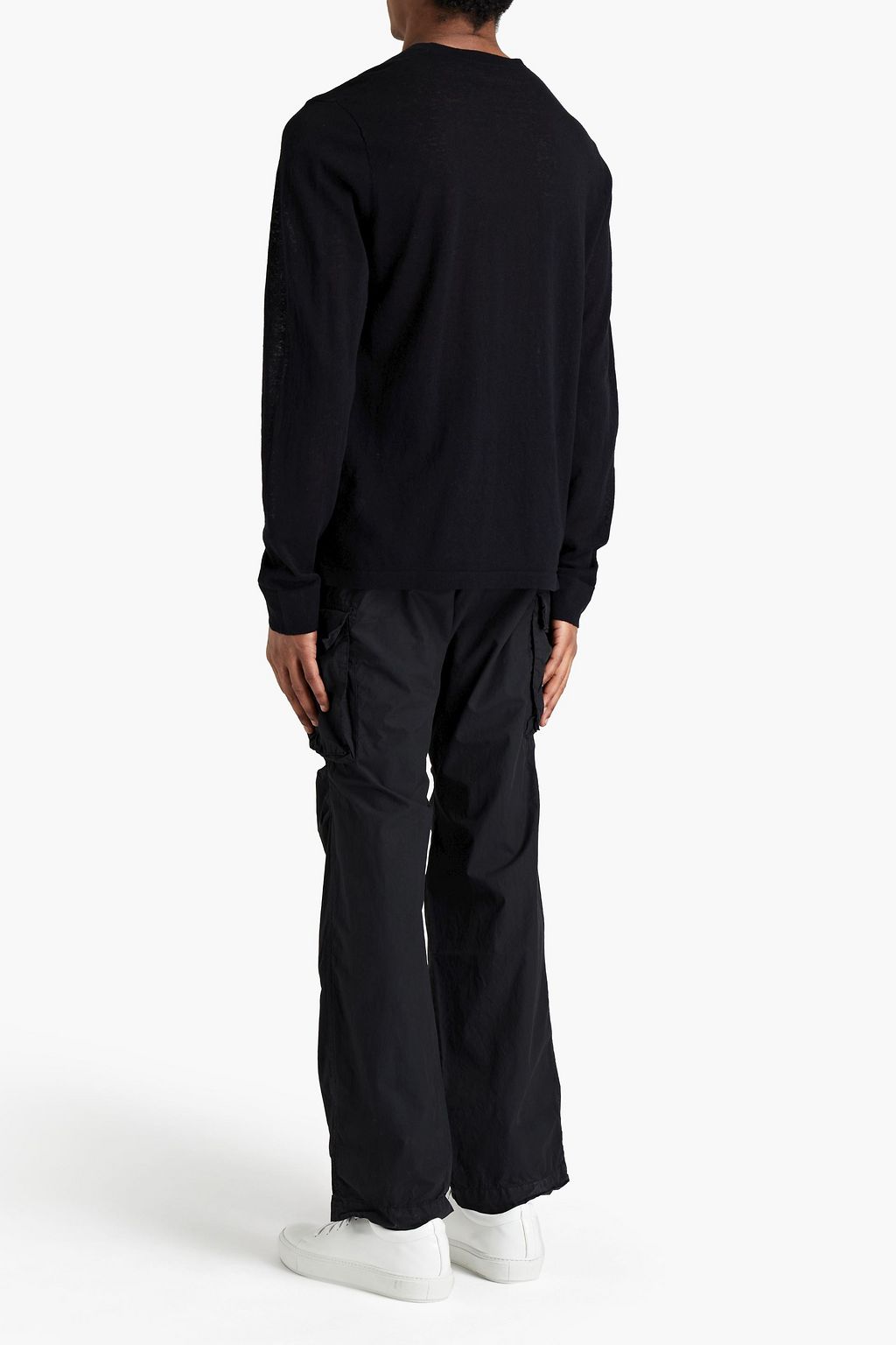 JAMES PERSE Cotton-poplin cargo pants