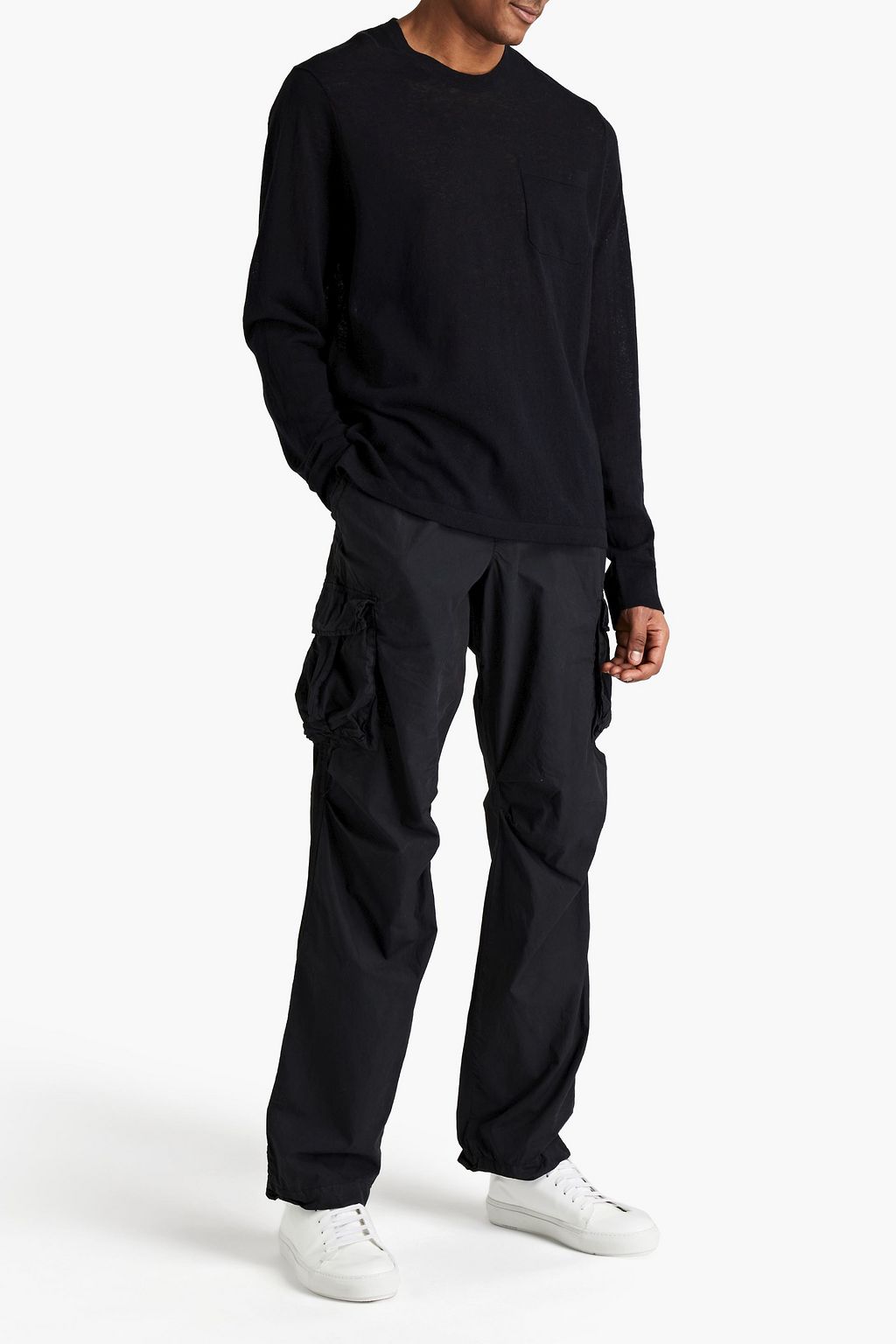 JAMES PERSE Cotton-poplin cargo pants