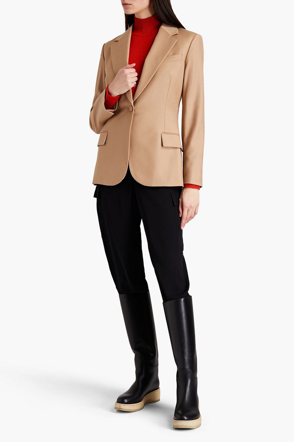 THEORY Wool-flannel blazer