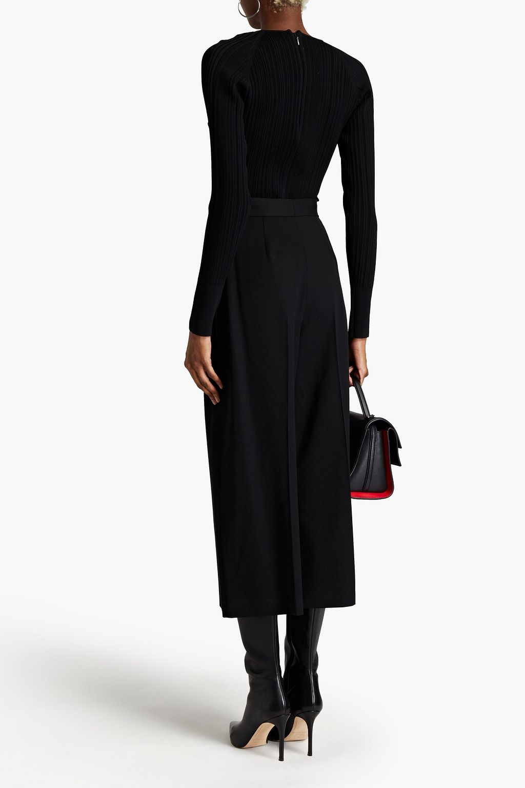MCQUEEN Wool-crepe culottes