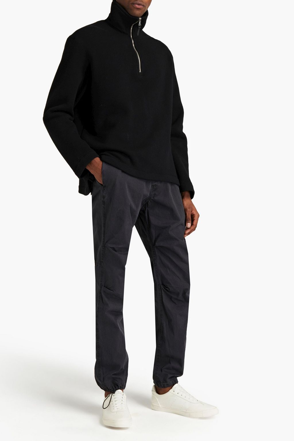 JAMES PERSE Cotton-twill chinos