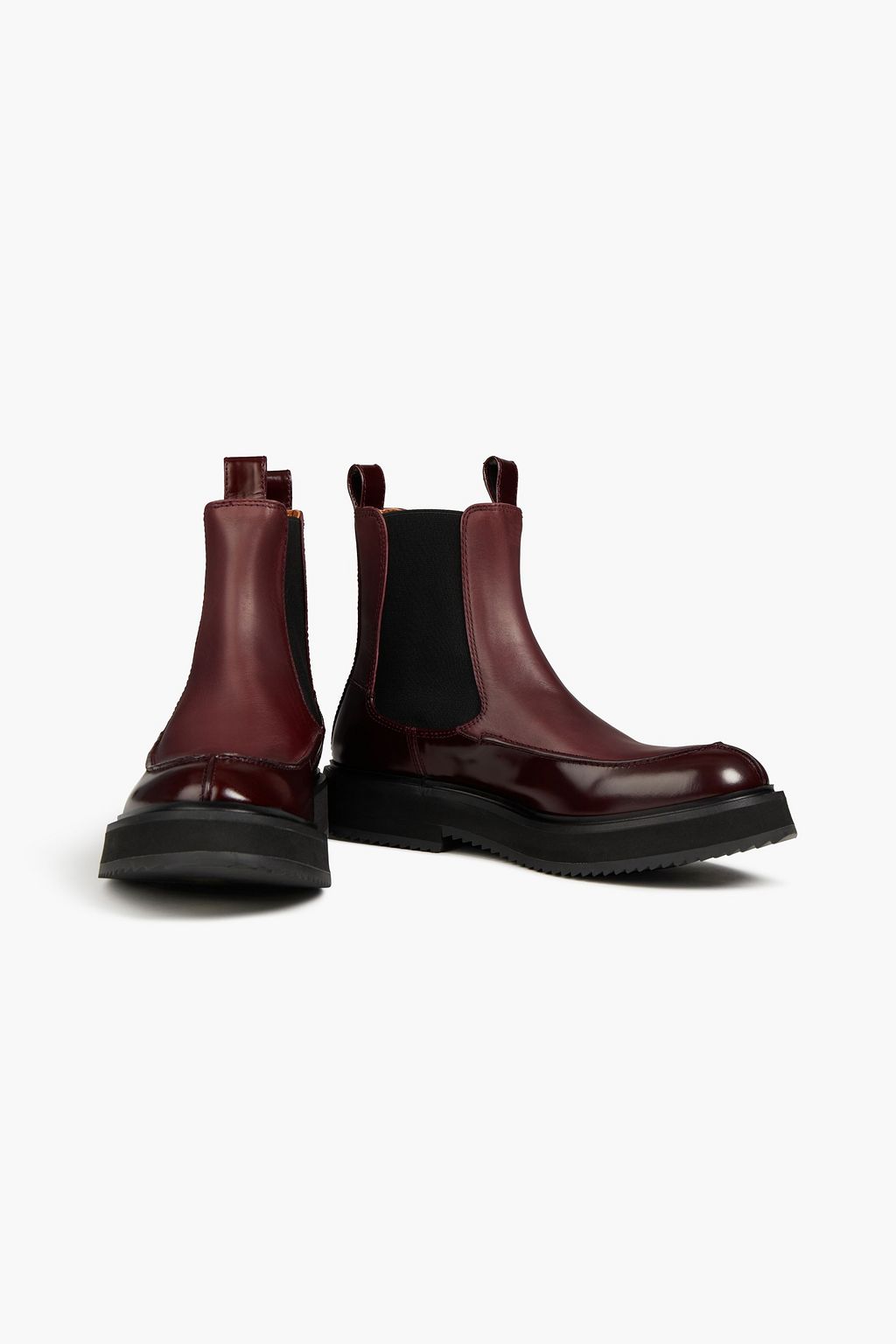 JOSEPH Smooth and patent-leather Chelsea boots