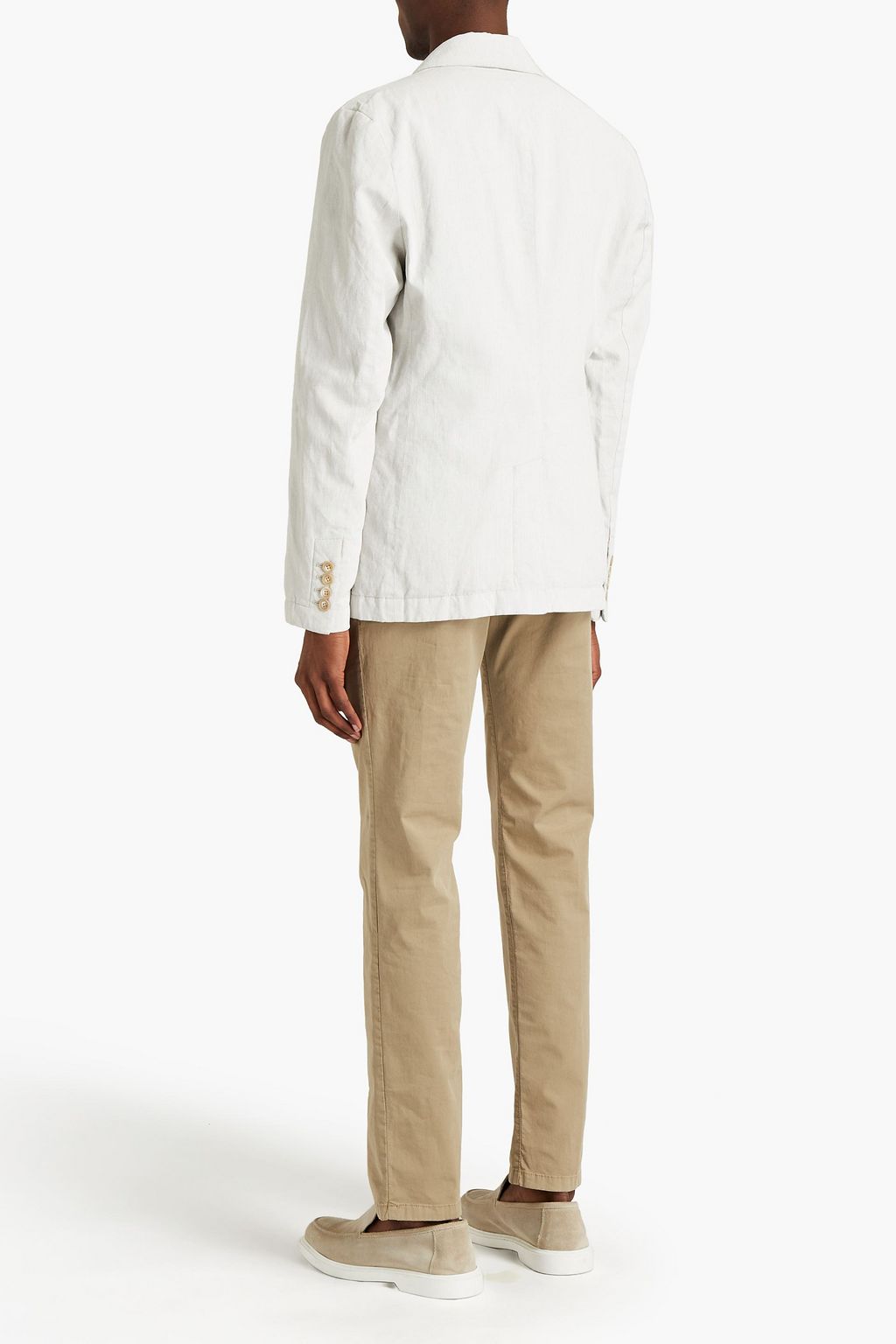 JAMES PERSE Blazer aus einer Leinenmischung mit Flammgarneffekt und Daunenfüllung