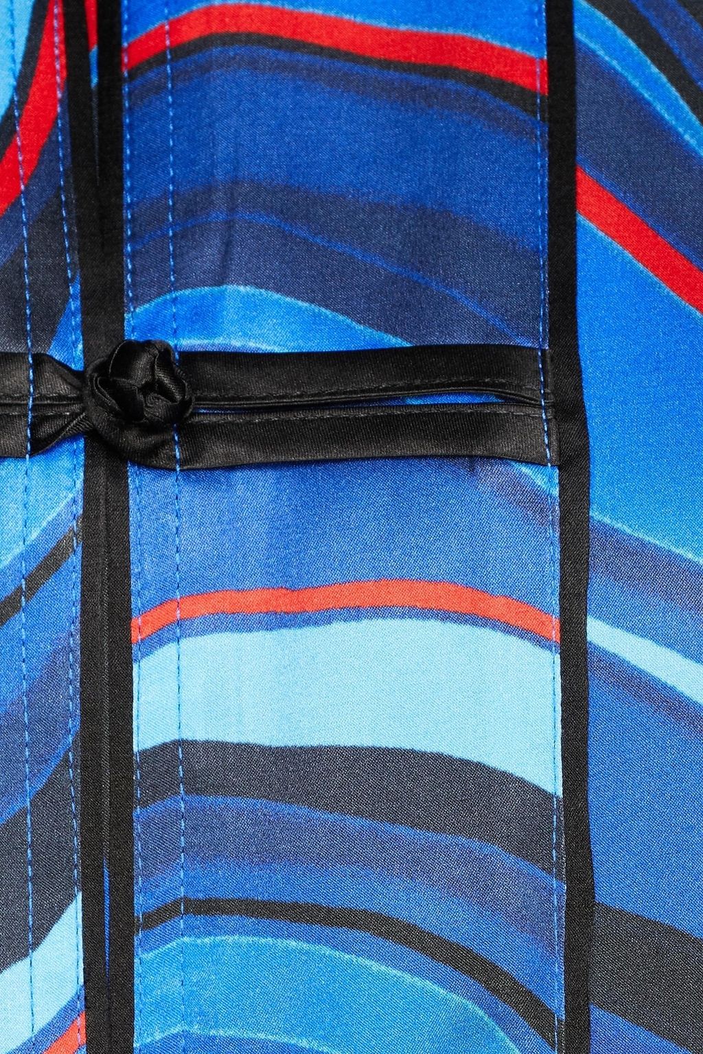 RHODE Miles printed silk-blend charmuese shirt