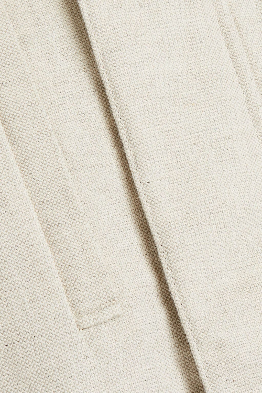 JAMES PERSE Cotton and linen-blend canvas jacket