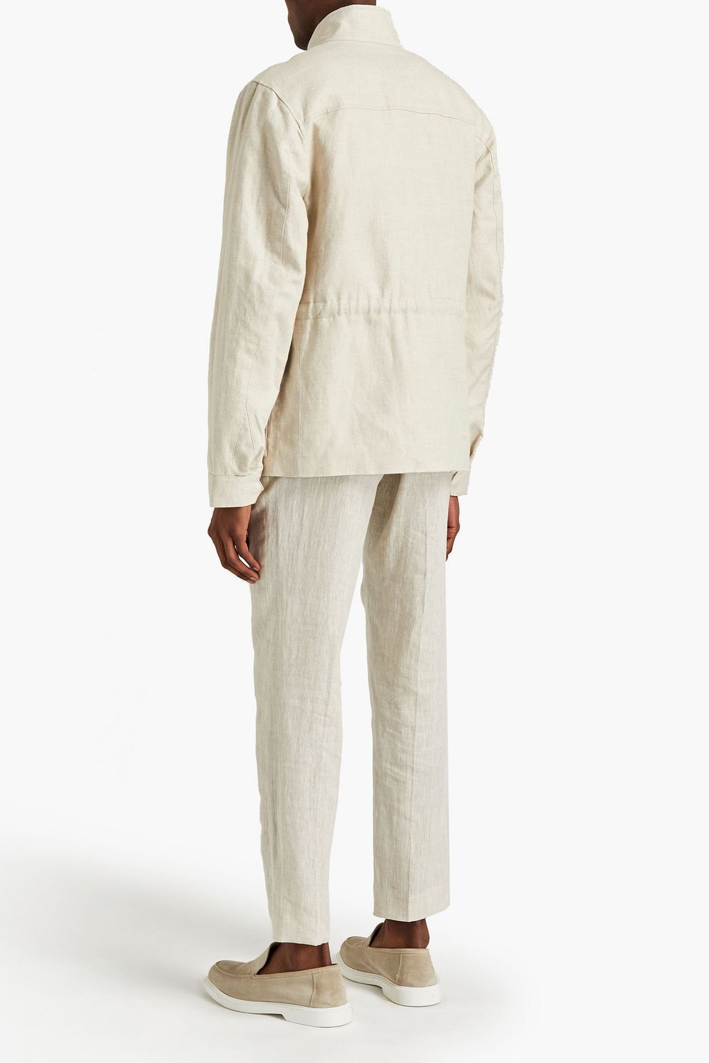 JAMES PERSE Cotton and linen-blend canvas jacket