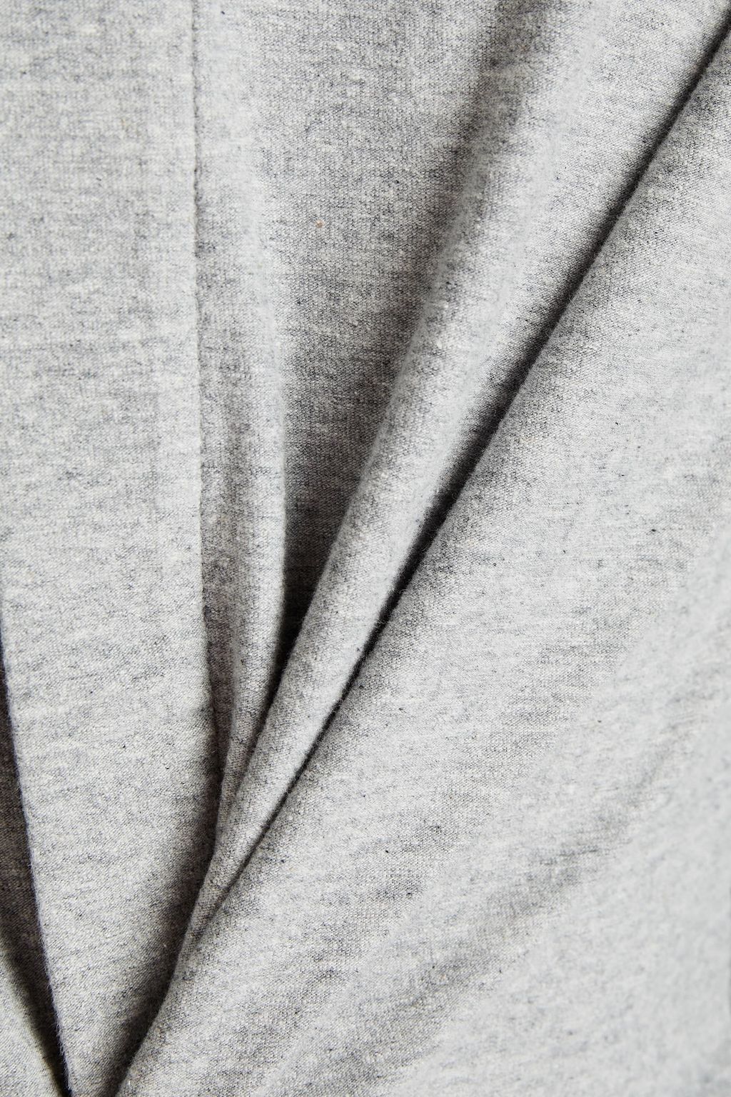 JAMES PERSE Mélange cotton-blend flannel shirt