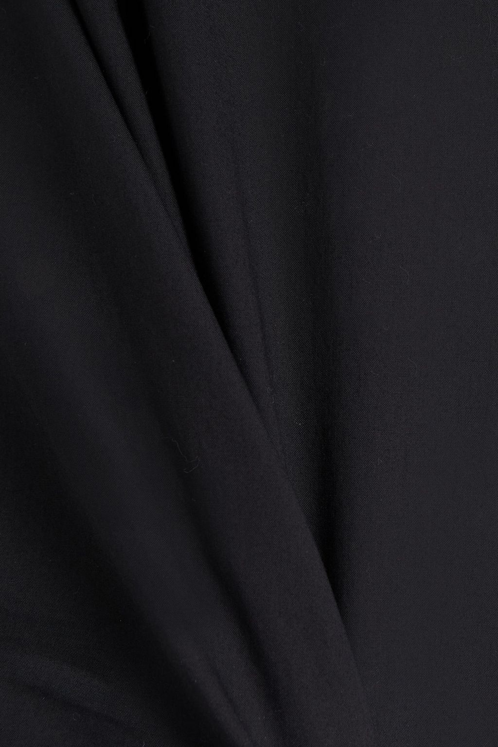 FRAME Nina gathered cotton-poplin mini dress
