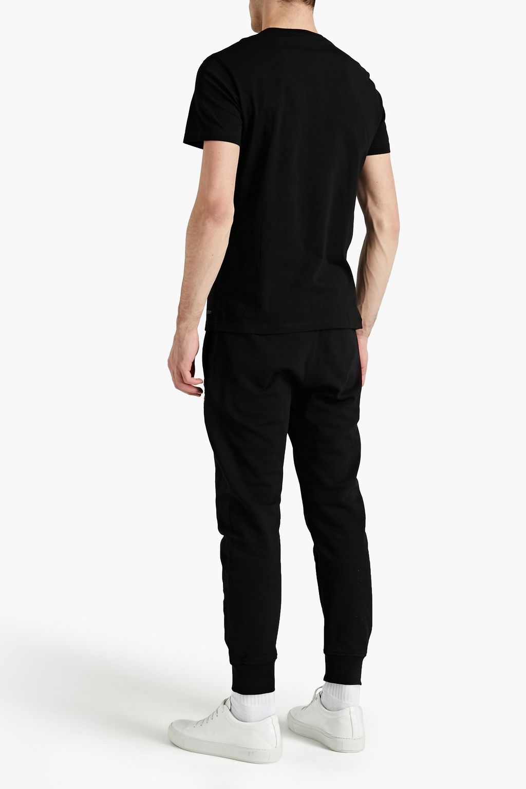 MCQUEEN Printed cotton-jersey T-shirt