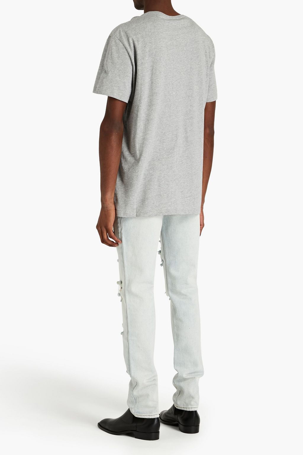 MCQUEEN Printed cotton-jersey T-shirt