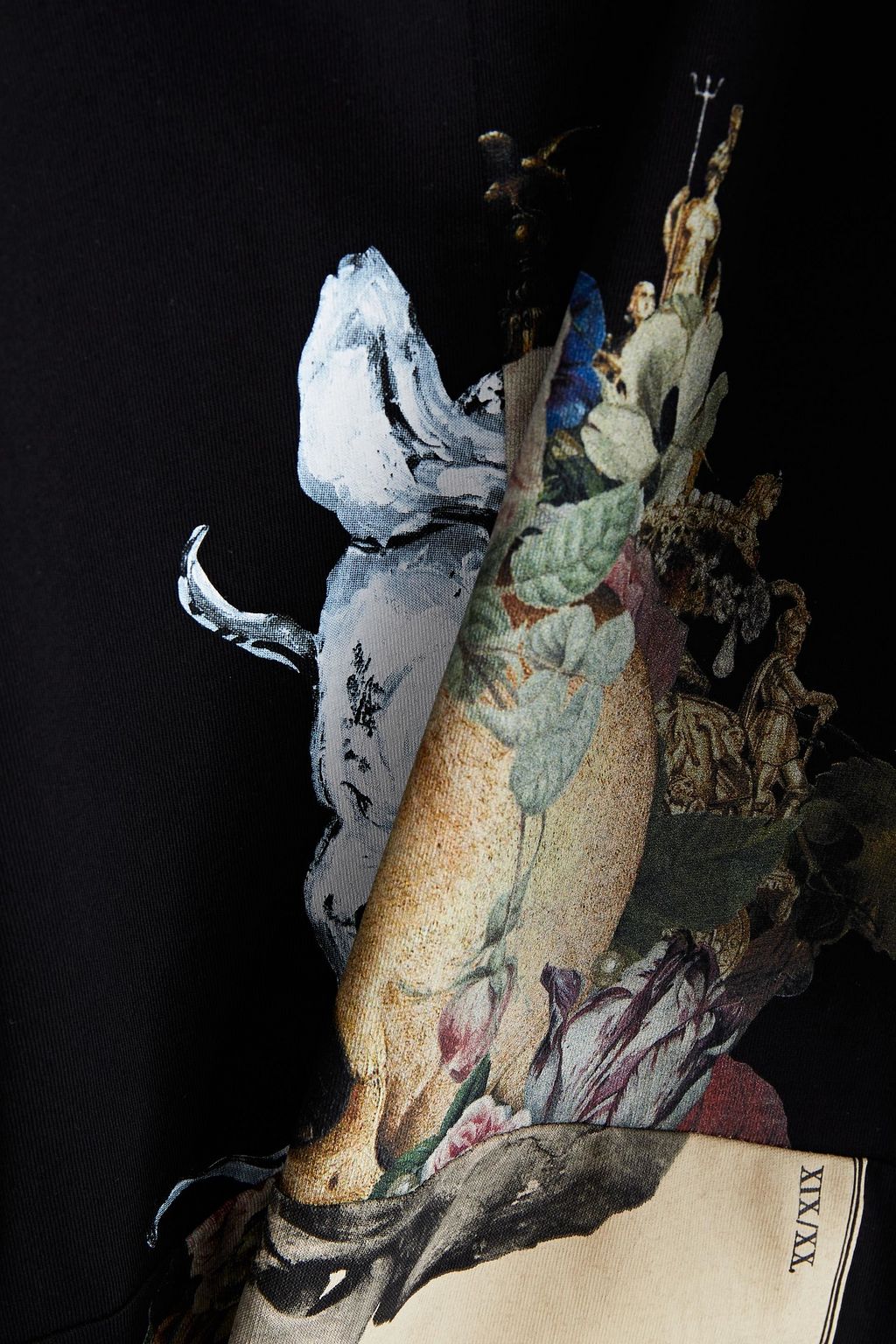 MCQUEEN Printed cotton-jersey T-shirt