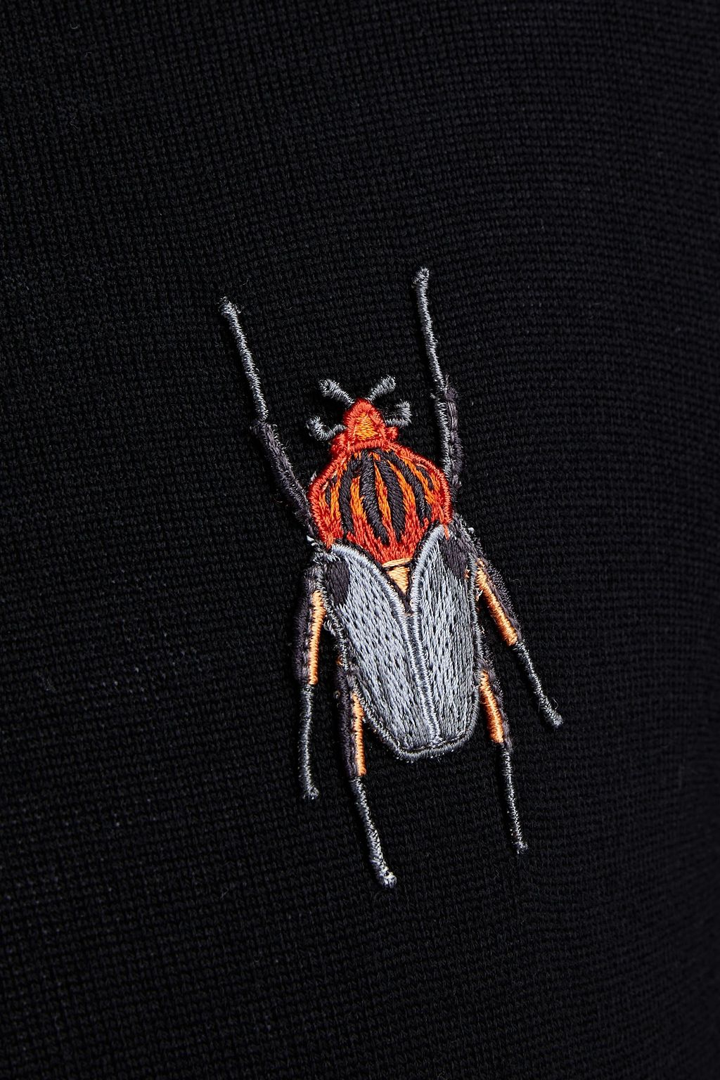 MCQUEEN Embroidered wool sweater