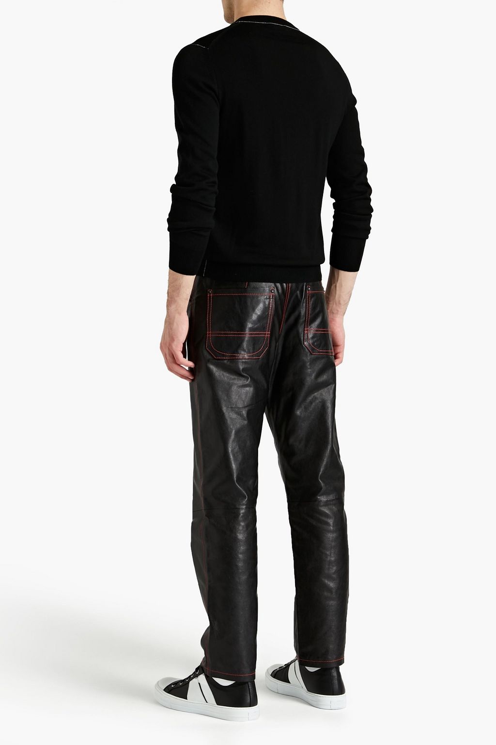 MCQUEEN Embroidered wool sweater