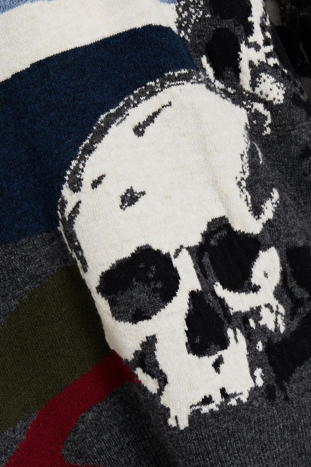 MCQUEEN Wool-intarsia sweater
