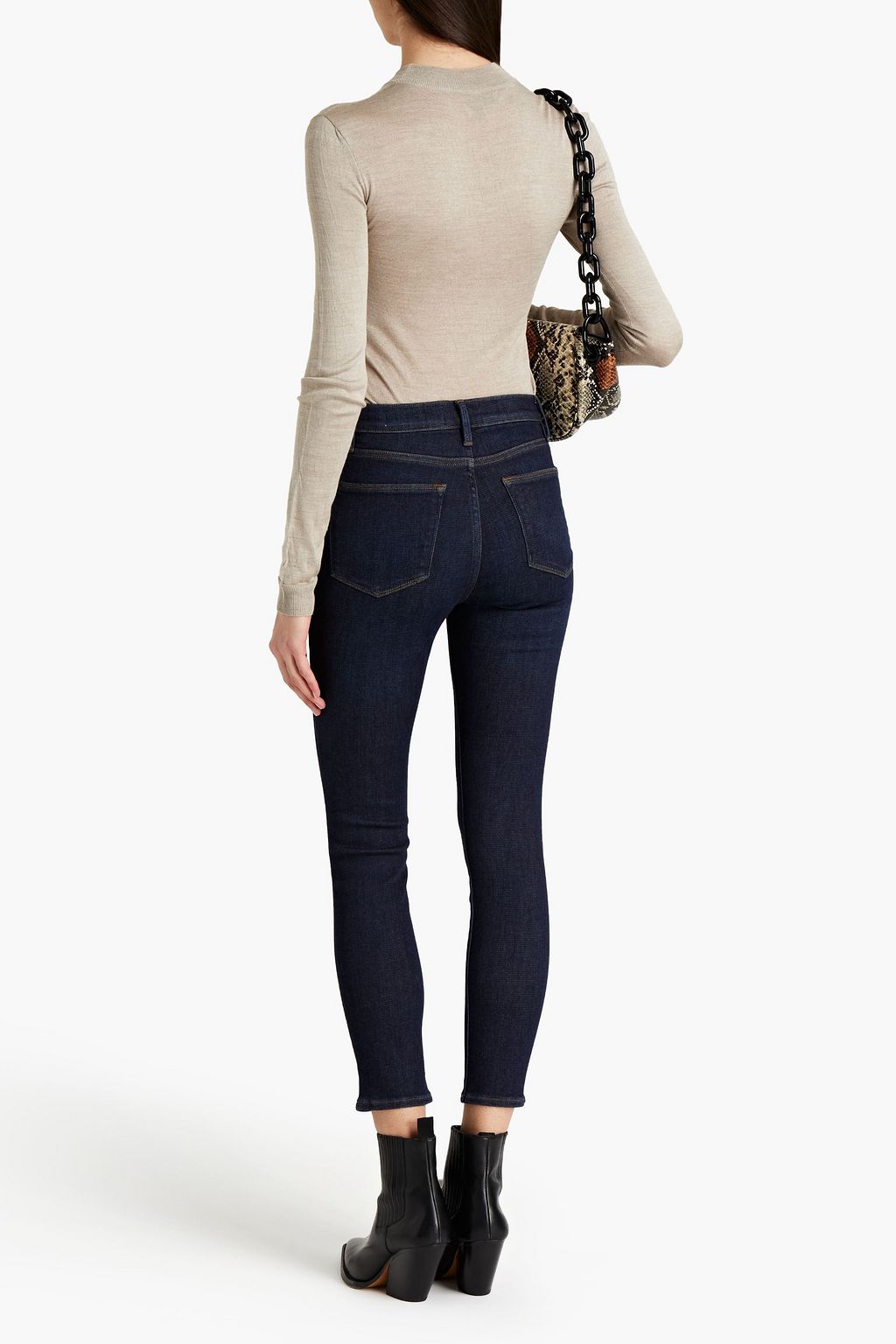 FRAME Le High Skinny halbhohe Skinny Jeans