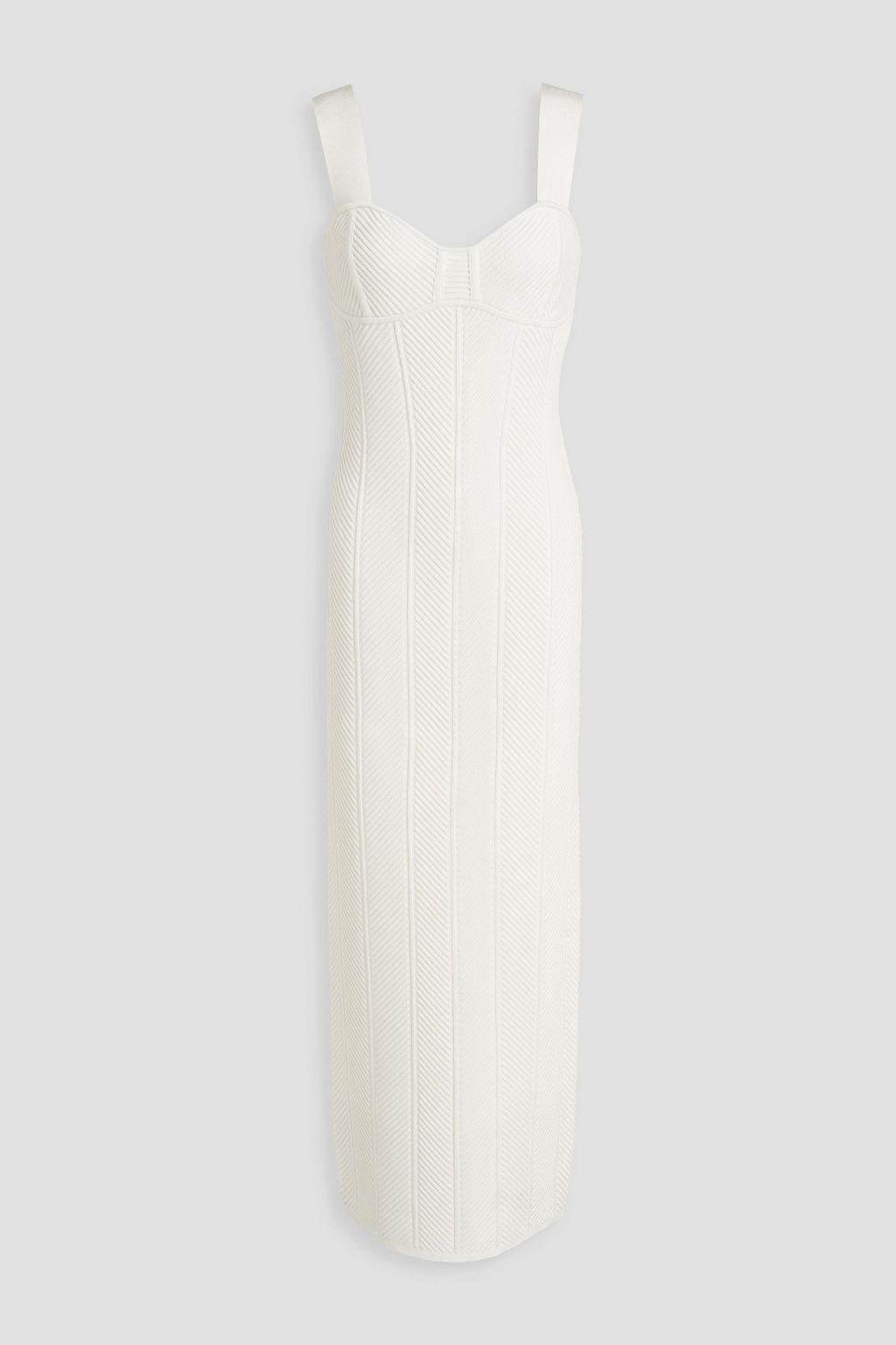 HERVÉ LÉGER Ribbed bandage maxi dress | THE OUTNET