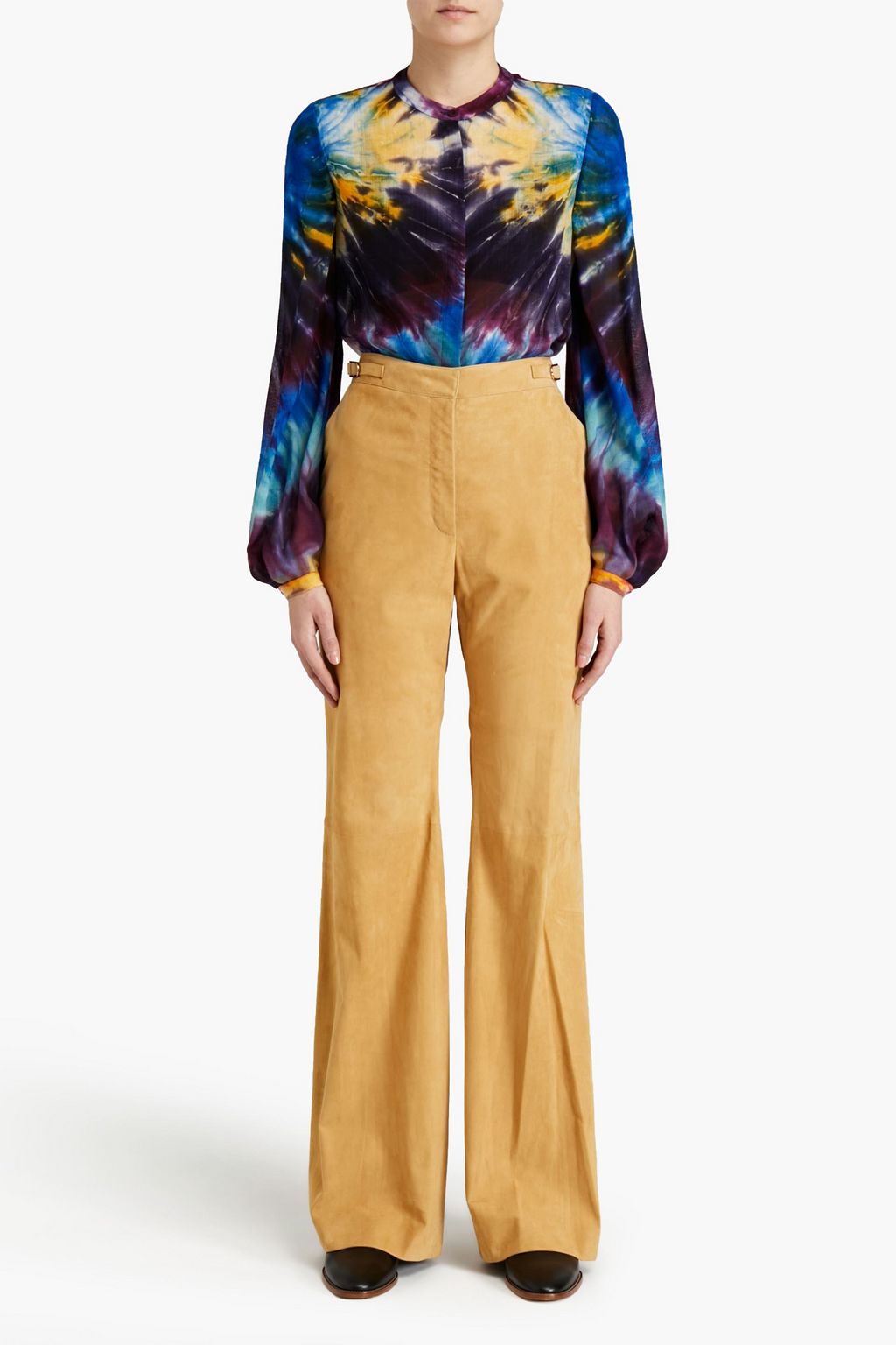 GABRIELA HEARST Nicola tie-dyed cashmere shirt