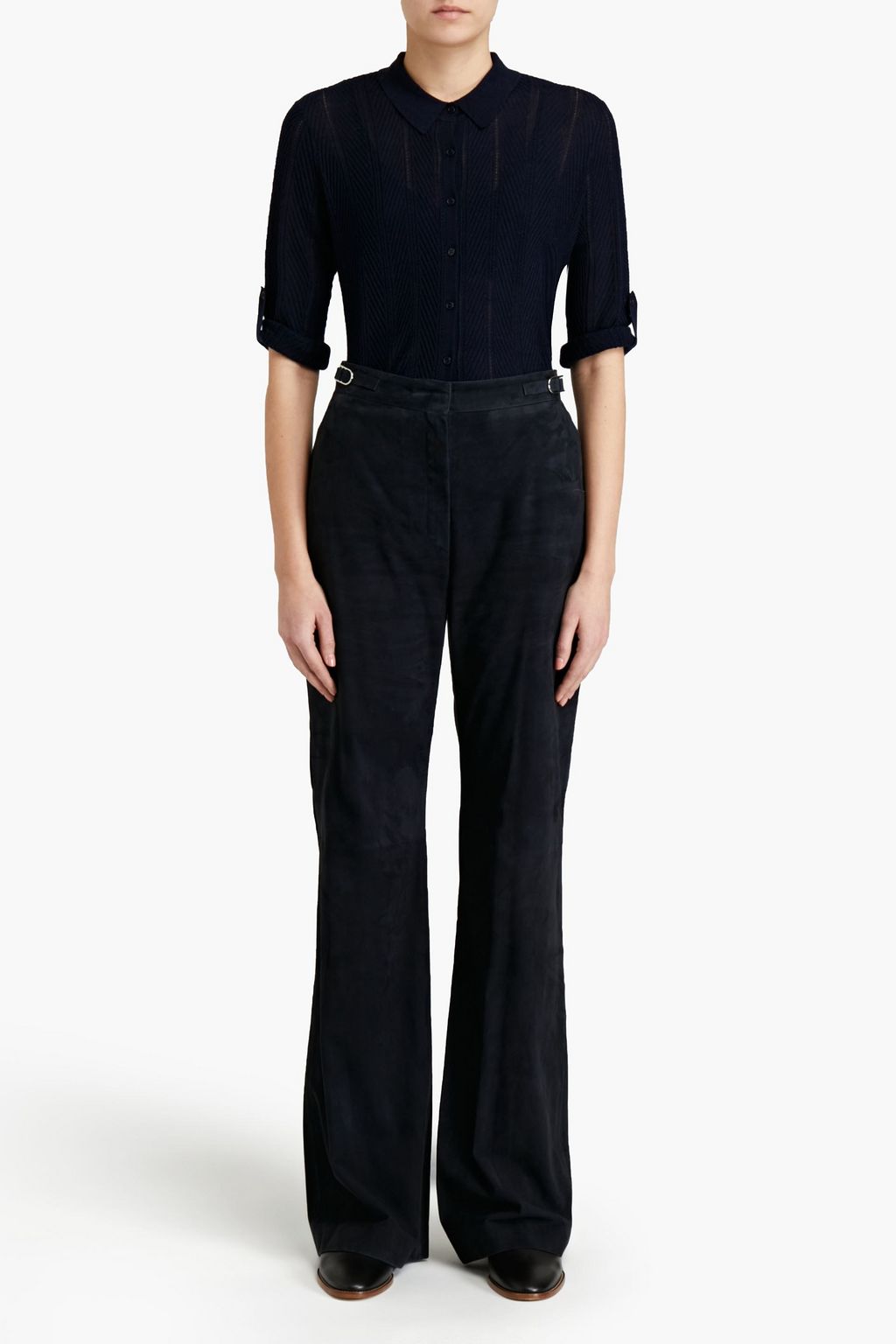 GABRIELA HEARST Rosaleen cashmere and silk-blend shirt