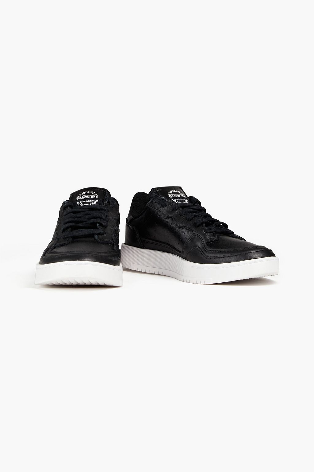 ADIDAS ORIGINALS Supercourt perforated leather sneakers