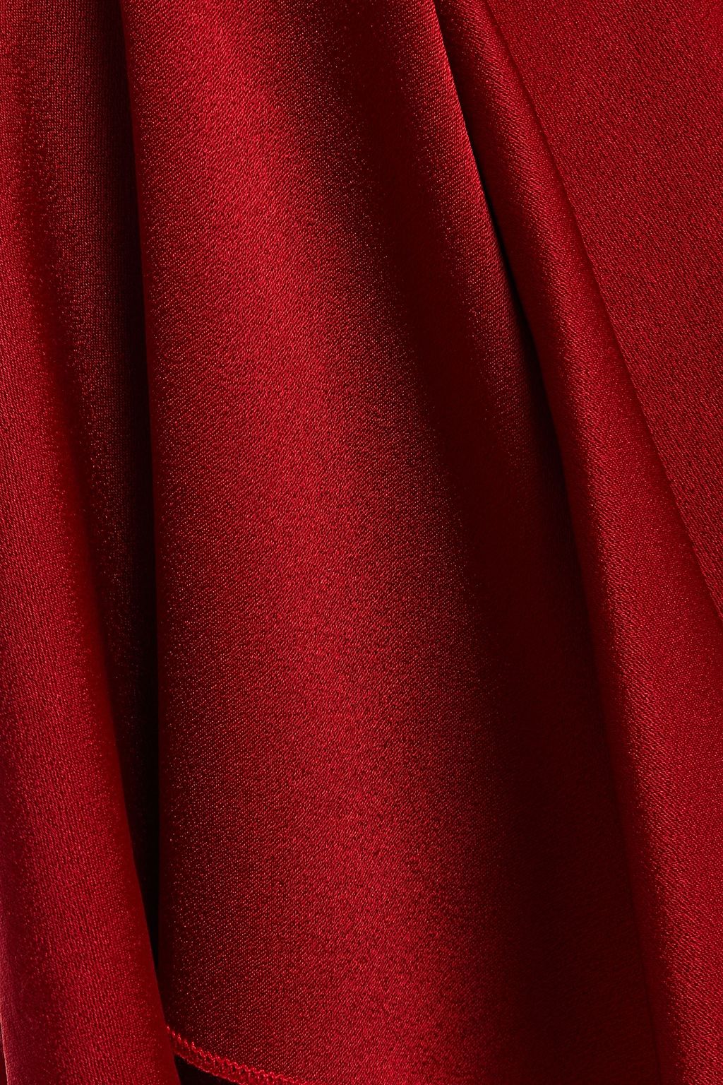 GALVAN  LONDON Ruffled satin top