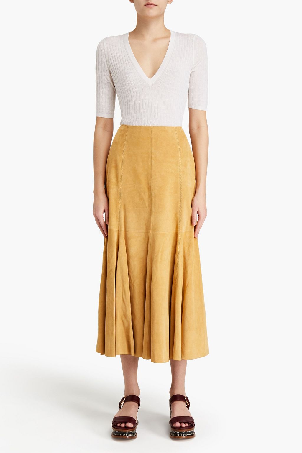 GABRIELA HEARST Caroline cashmere and silk-blend sweater