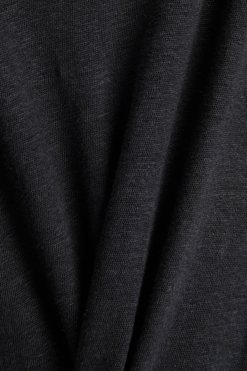 IRO Dilan distressed slub mélange linen T-shirt