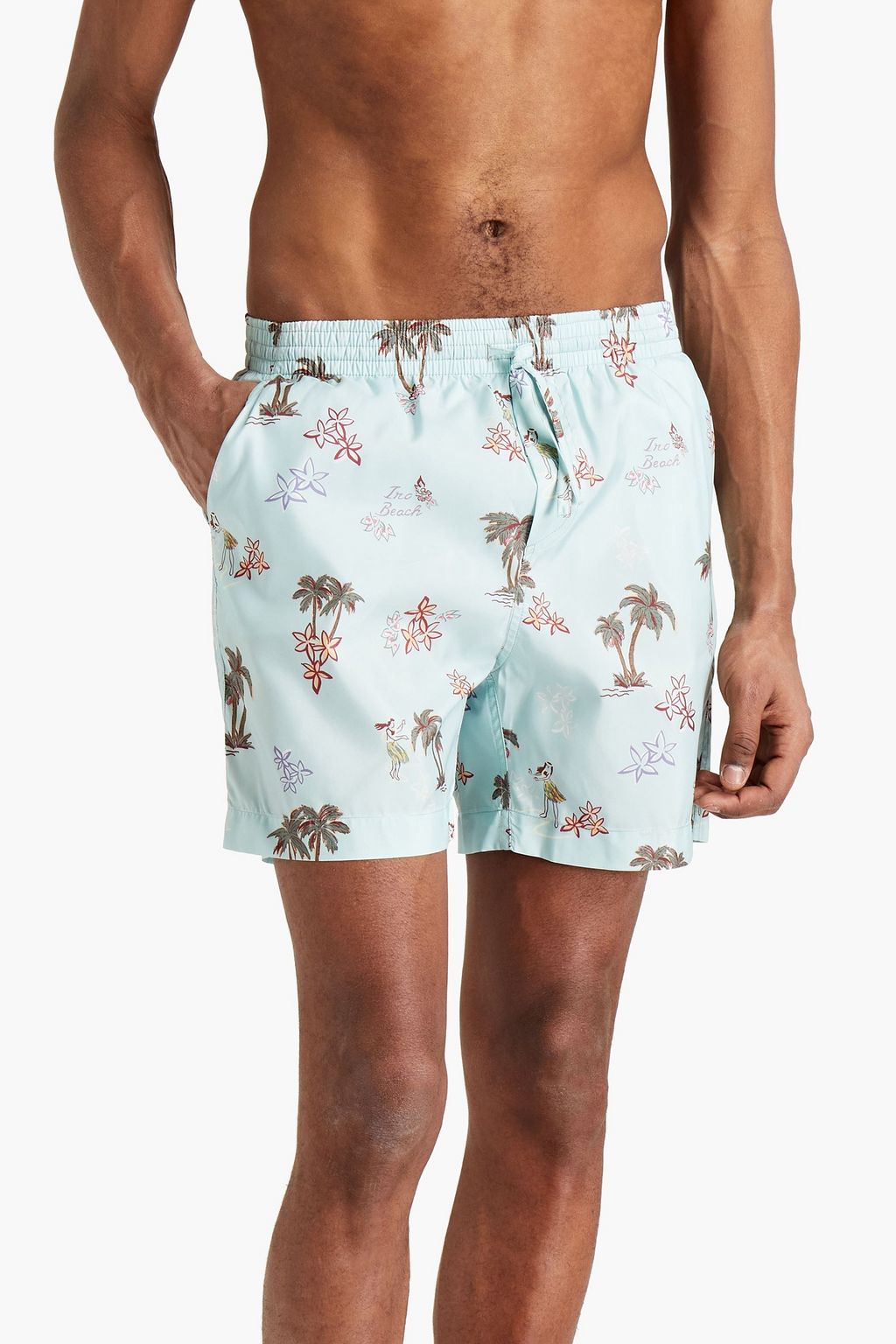 IRO Short-length printed swim shorts