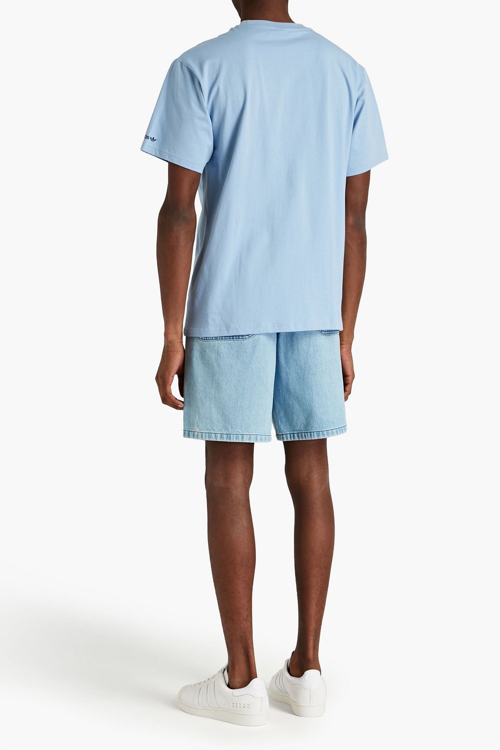 ADIDAS ORIGINALS Summer Trefoil printed cotton-jersey T-shirt