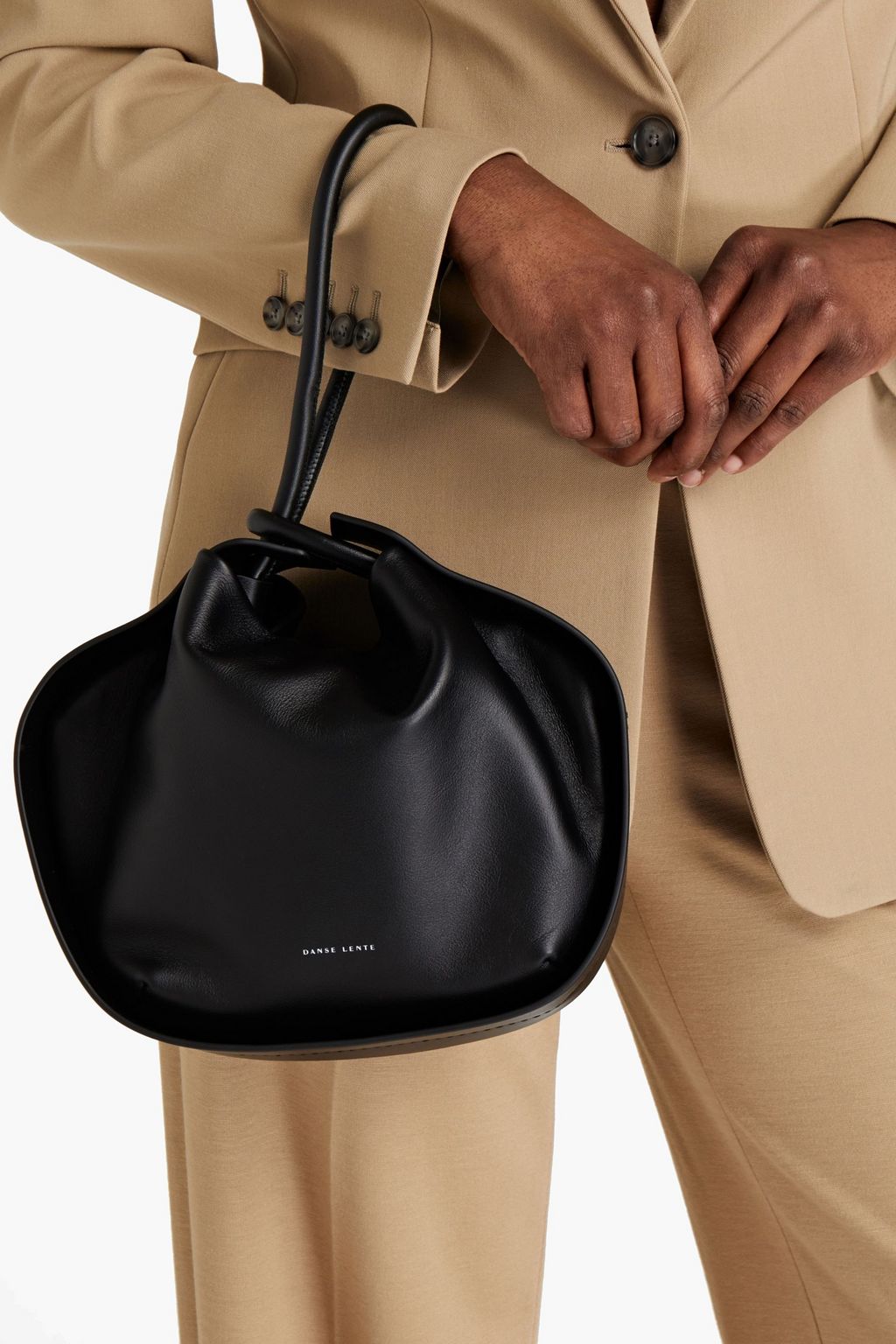 DANSE LENTE Lake leather tote