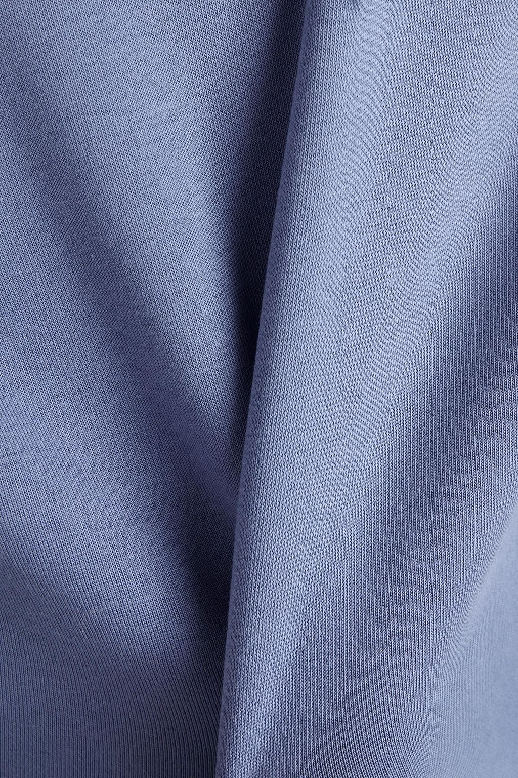 ADIDAS ORIGINALS Logo-embroidered fleece hoodie