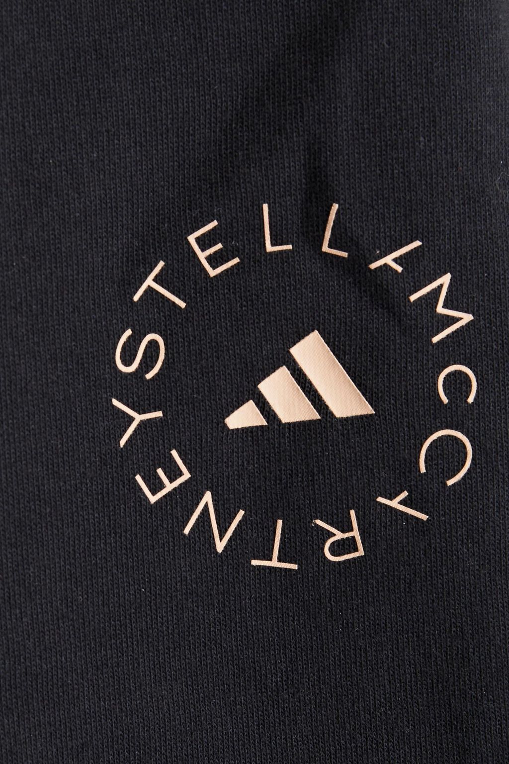 ADIDAS BY STELLA MCCARTNEY Cropped organic cotton-blend top