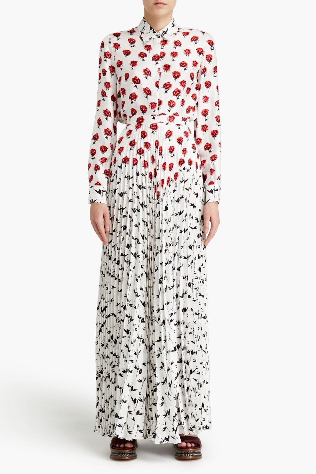GABRIELA HEARST Herni floral-print silk-twill shirt