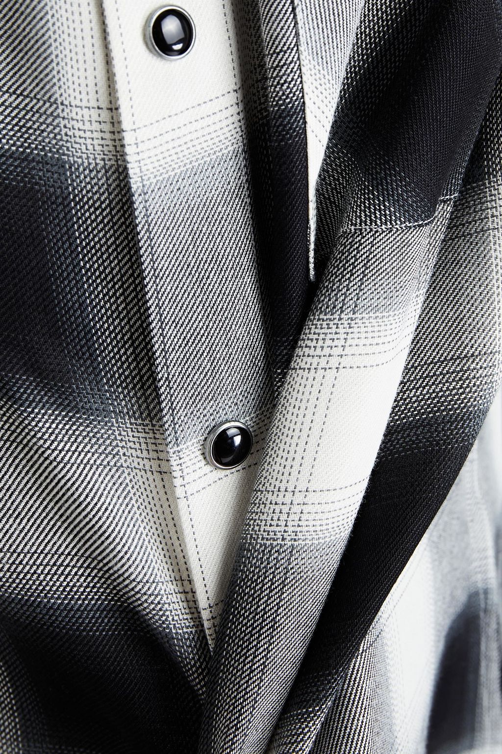 IRO Zephir checked twill shirt