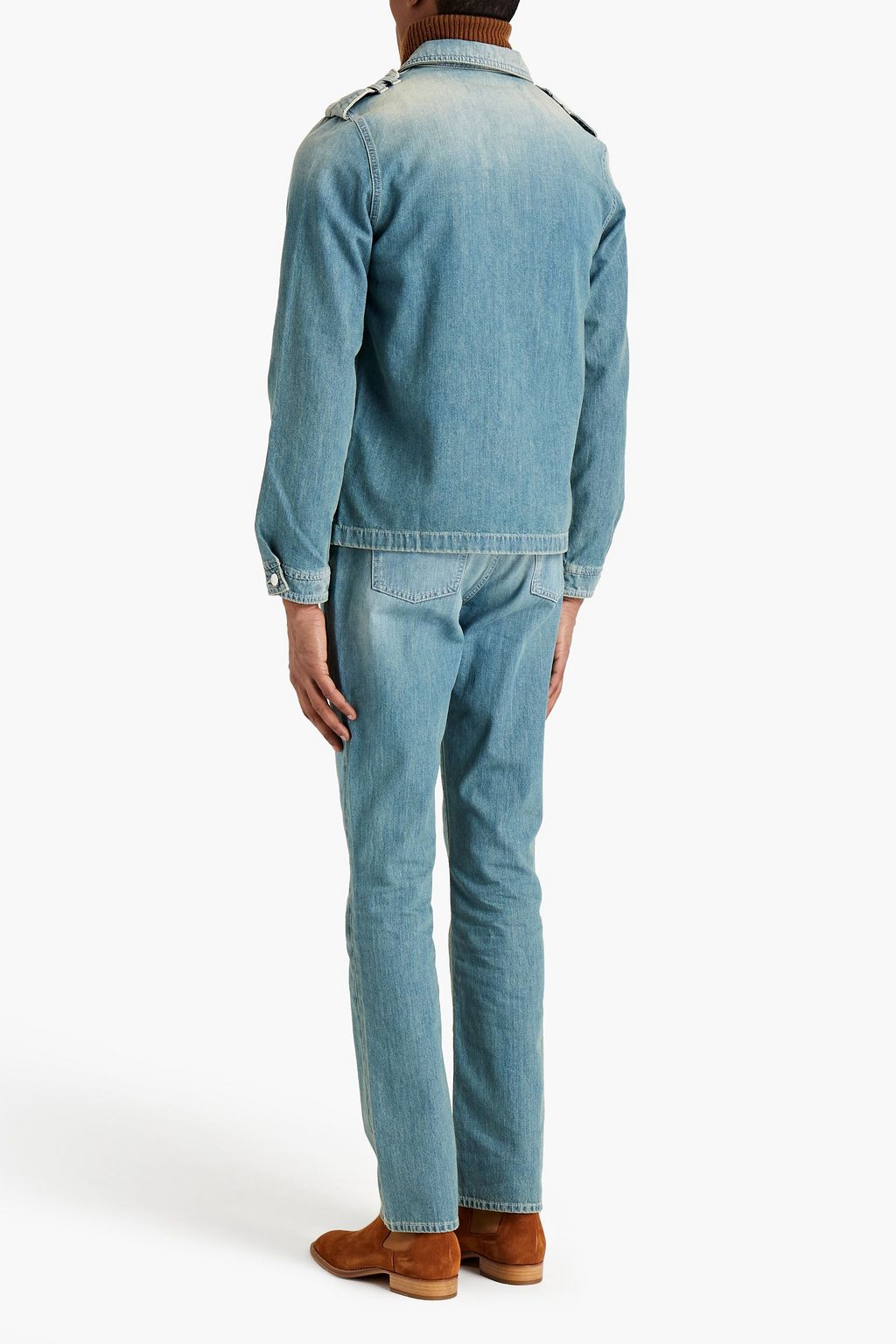 IRO Salomu faded denim jacket